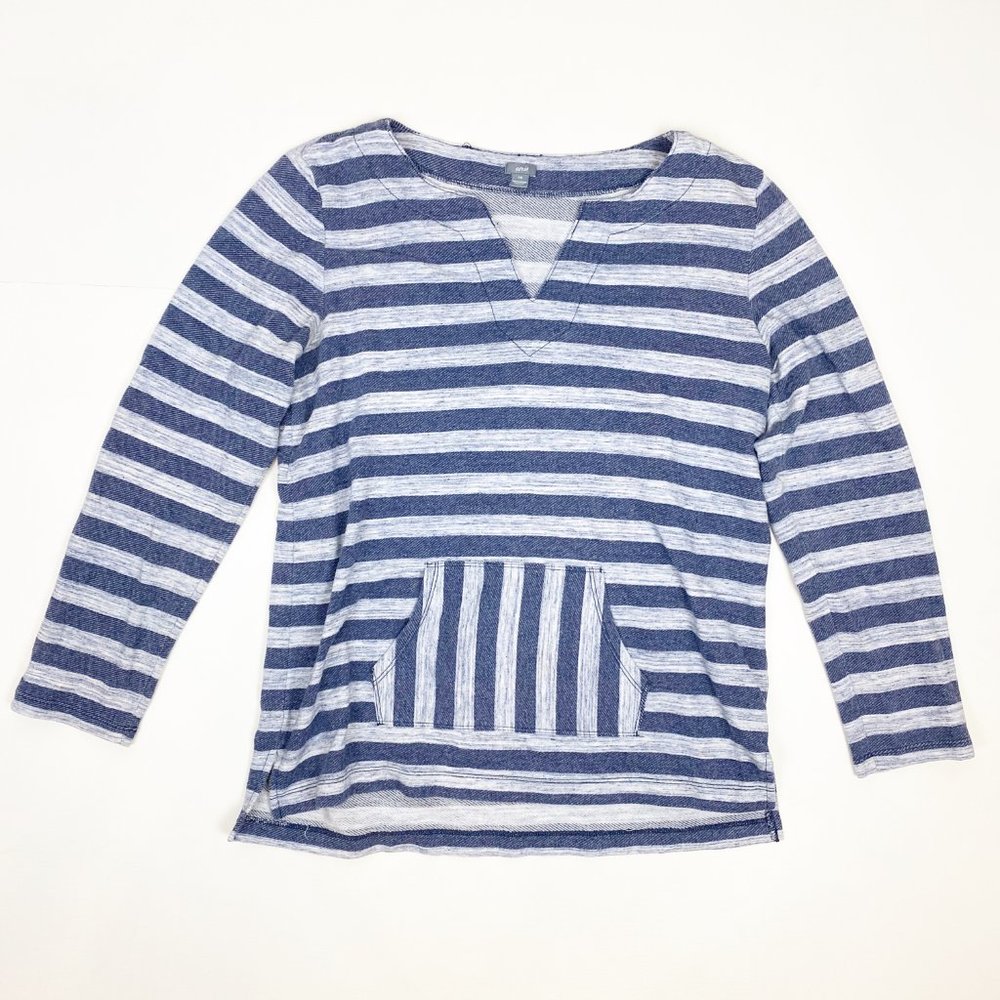 Aerie Pull Over Sweatshirt Top V-Neck Size Large L